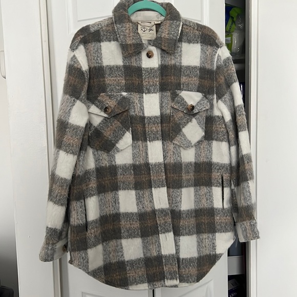 Plaid Shacket - Picture 1 of 4